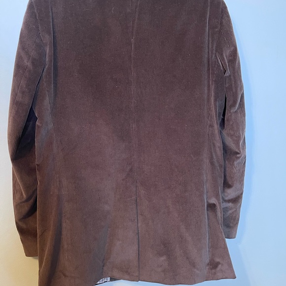Saddlebred Sport Coat Mens 42L Brown Corduroy‎ 2 Button Casual Blazer NEW - Picture 11 of 12